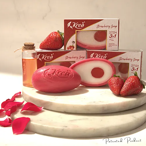 krea strawberry 3in1 soap