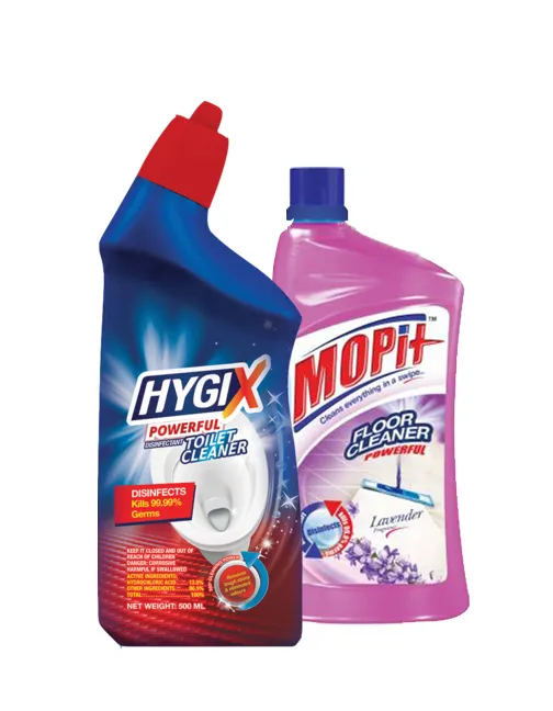 mopit jasmine floor cleaner + hygix toilet cleaner