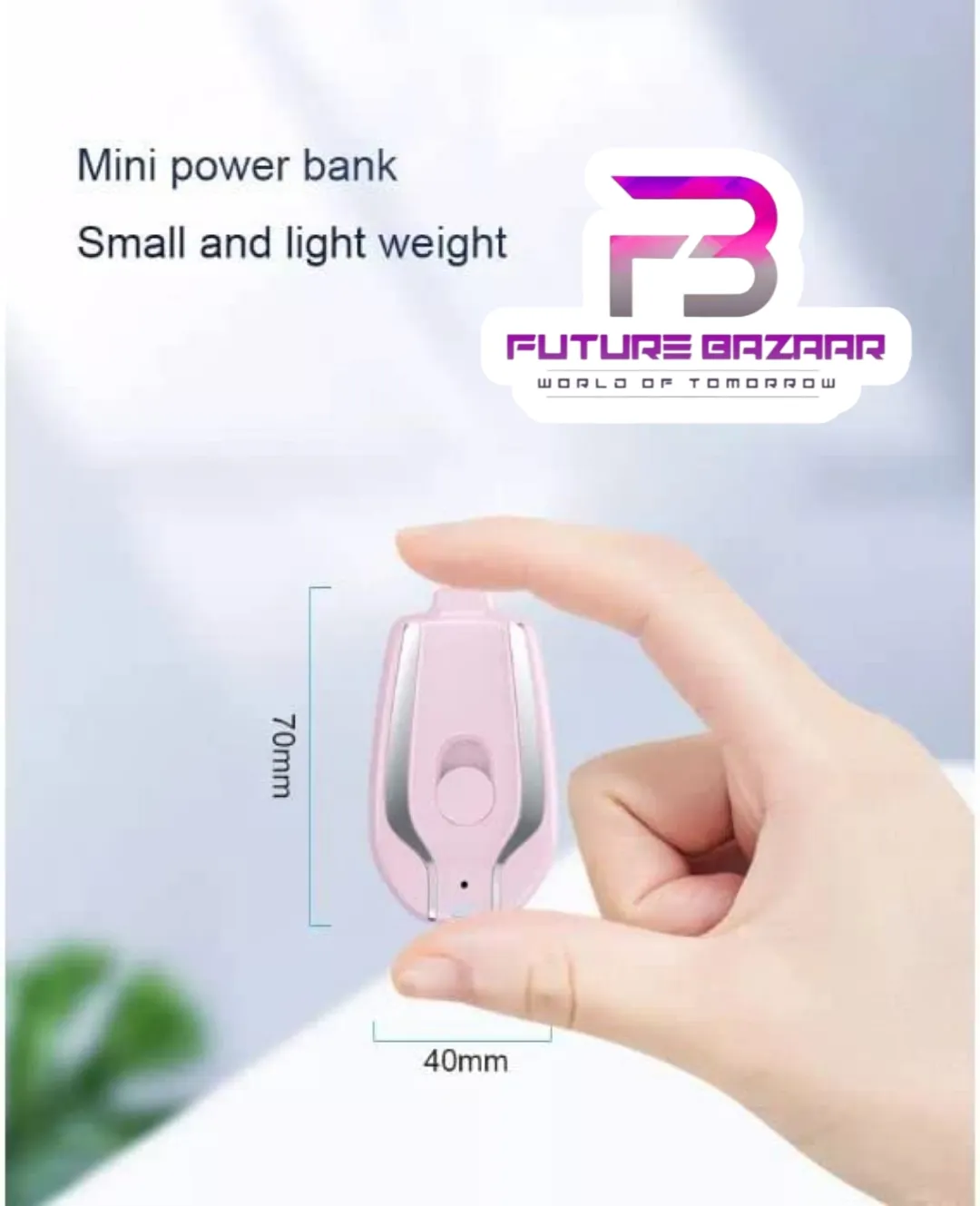 key chain power bank mini 1500mah